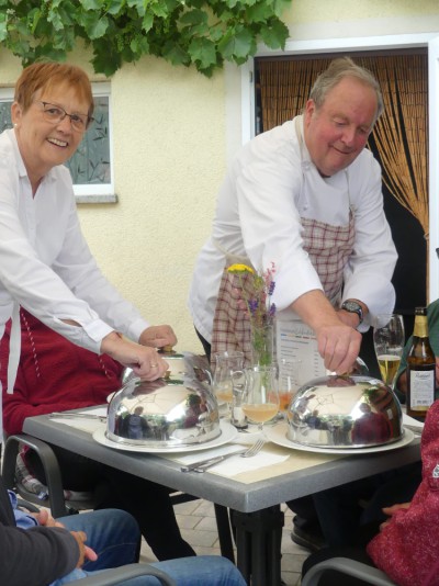 das Menü wird gelüftet