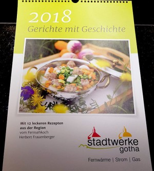 Stadtwerke Gotha Kalender 2018