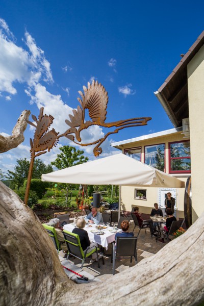 Frauenbergers Sommerterrasse in Thüringen