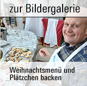 Plätzchenbacken und Weihnachtsmenü